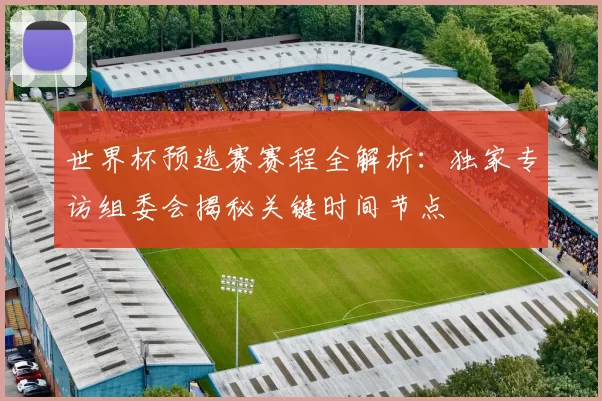 世界杯预选赛赛程全解析：独家专访组委会揭秘关键时间节点