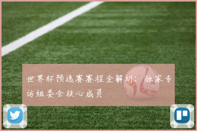 世界杯预选赛赛程全解析：独家专访组委会核心成员